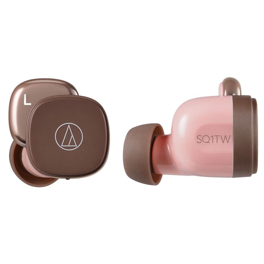 オーディオテクニカ 完全ワイヤレス Bluetoothイヤホン ピンクブラウン Audio Technica Ath Sq1tw Pbw 返品種別a 高級な