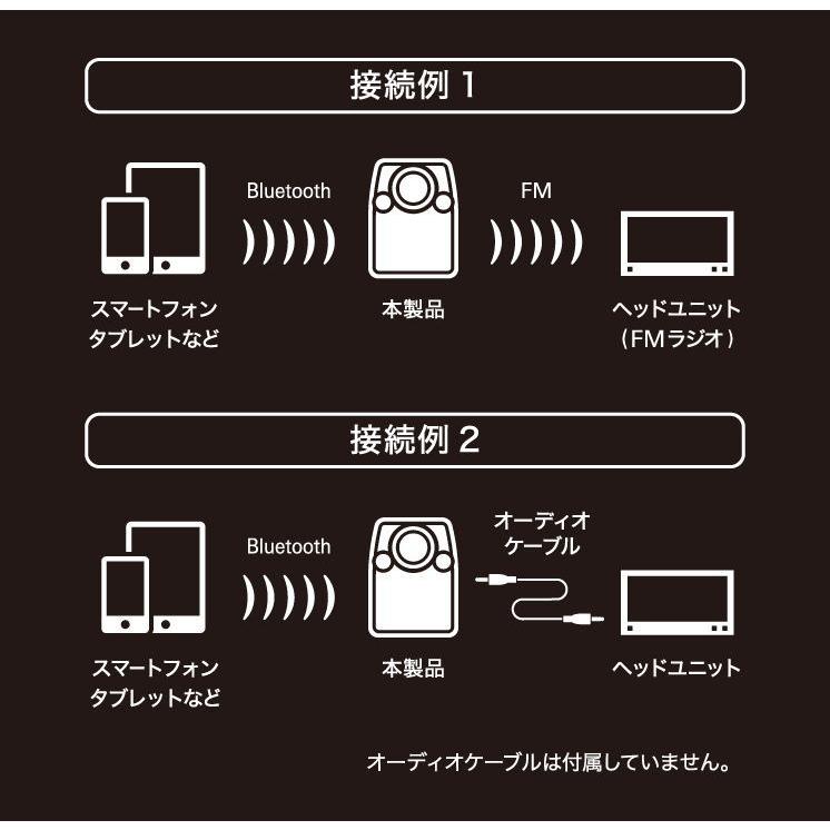 オーディオテクニカ Bluetooth搭載 FMトランスミッター 3.4A(2.4A/ 1.0A)/ 2ポート(シルバー) audio-technica AT-FMR3BT-SV 返品種別A｜joshin｜05