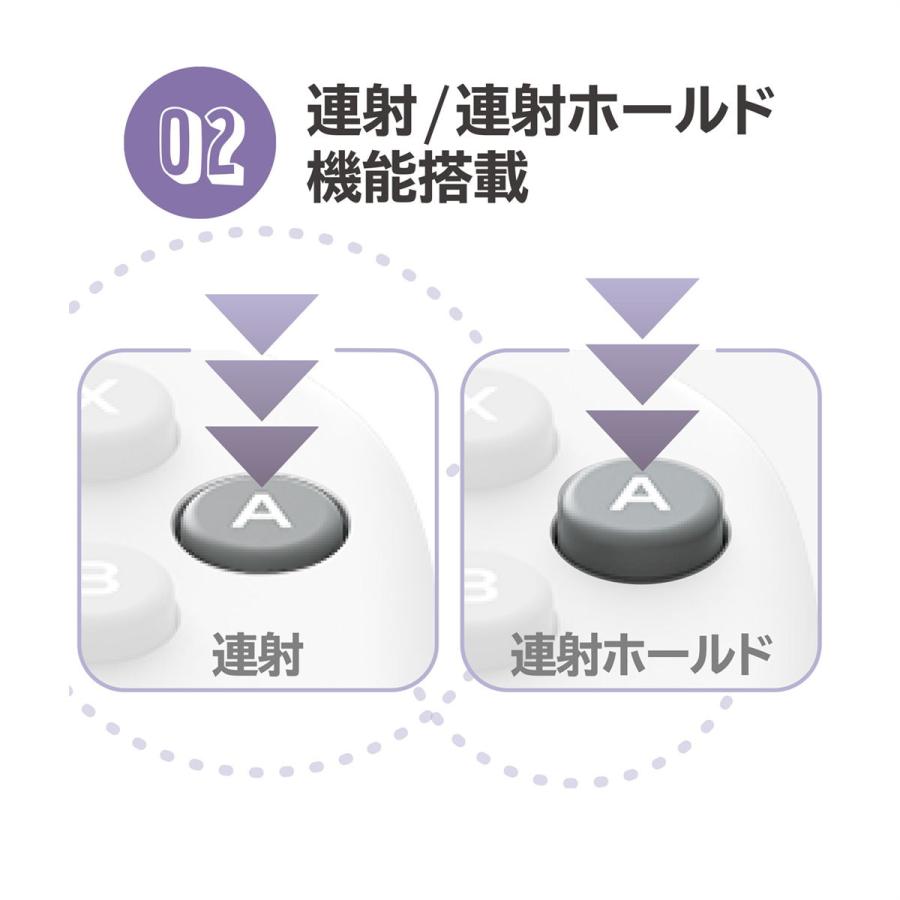 ホリ グリップコントローラー Fit アタッチメントセット for Nintendo Switch /  PC チャコールグレイ 返品種別B｜joshin｜04