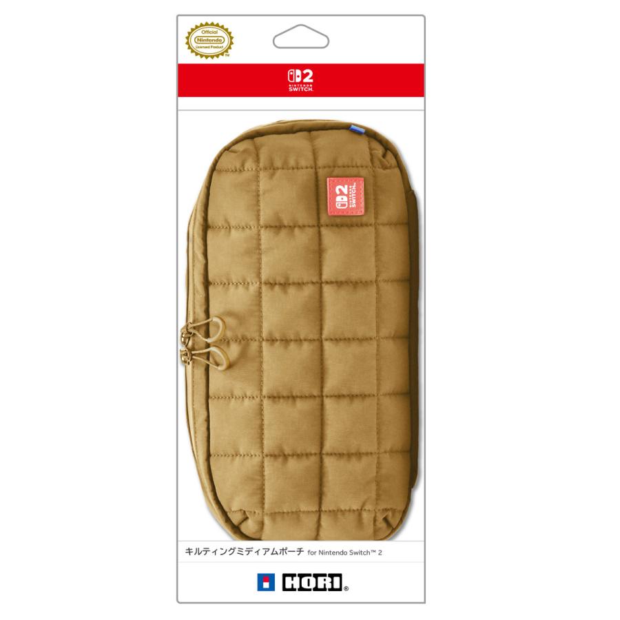 HORI ホリ キルティングミディアムポーチ for Nintendo Switch 2