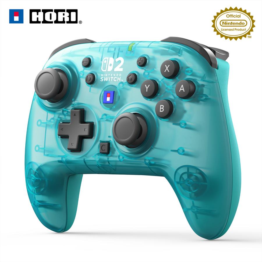ホリ ワイヤレスホリパッド TURBO for Nintendo Switch 2 アクアシアン 返品種別B | HORI