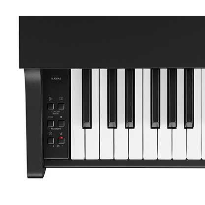 KAWAI カワイ 電子ピアノ(エンボスブラック仕上げ)(固定椅子