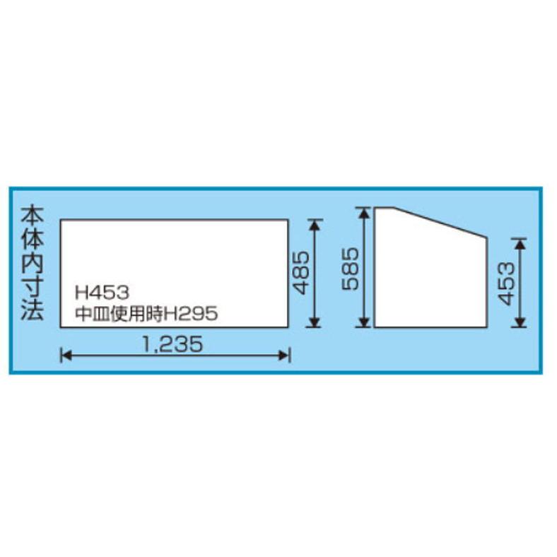 リングスター 車載用スーパーボックスグレート(グレー/ ネイビー SG-1300) SUPER BOX GREAT SG-1300-GY/ NY 返品種別B_1