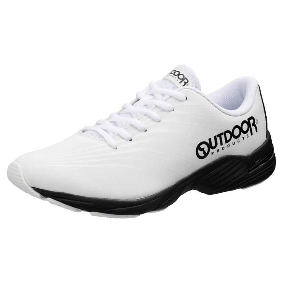 OUTDOOR PRODUCTS 男女兼用 スニーカー(ホワイト・サイズ：21.0