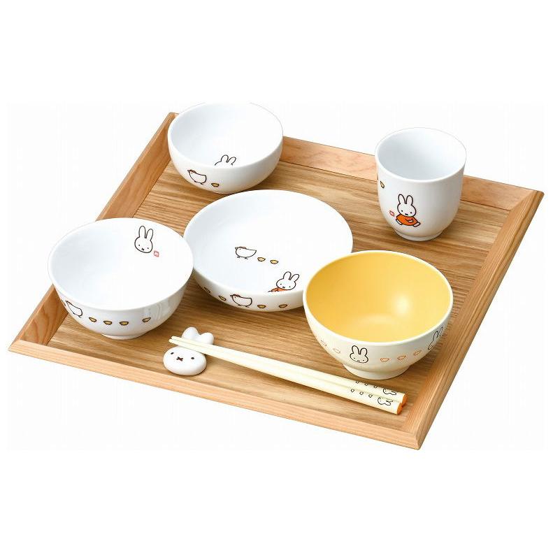 Kaneshotouki(金正陶器) お食い初めセット (ミッフィー) 8点セット ミッフィ-オクイゾメセット 返品種別A