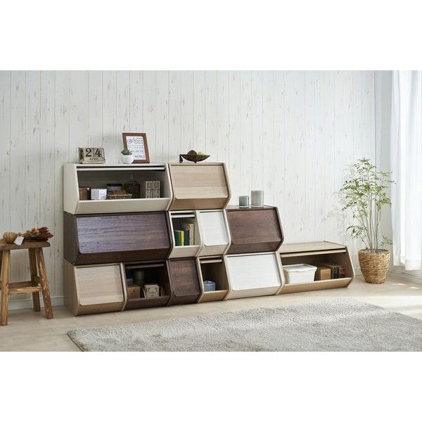 IRIS OHYAMA（アイリスオーヤマ） スタックボックス 扉付き(オフ