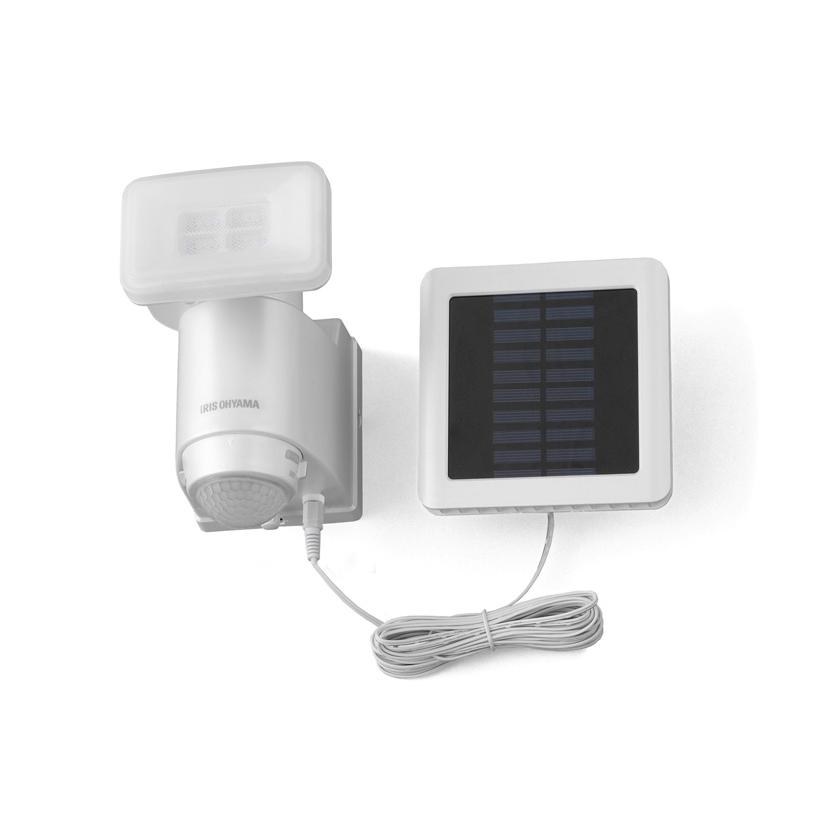 アイリスオーヤマ ソーラー式LED防犯センサーライト パールホワイト IRIS LEDライト LSL-SBSN-400 返品種別A3,810円