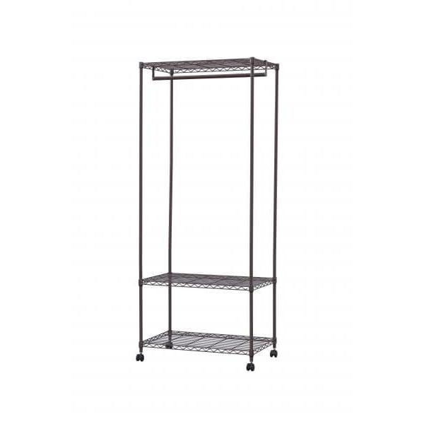 アイリスオーヤマ カラーメタル ワードローブ(ブラウン) IRIS CMW-75183ブラウン 返品種別A の商品画像