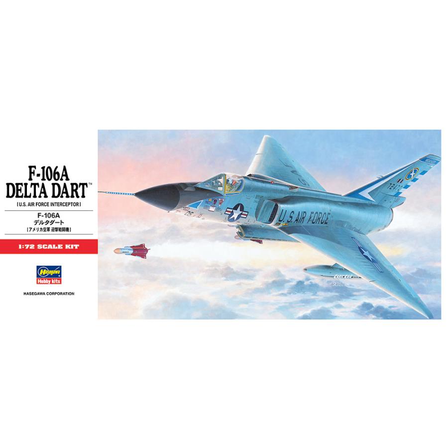 ハセガワ (再生産)1/ 72 F-106A デルタダート(C11)プラモデル 返品種別