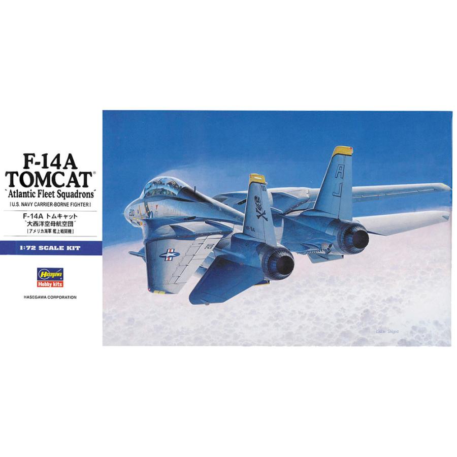 ハセガワ (再生産)1/ 72 F-14A トムキャット“大西洋空母空団”(E14