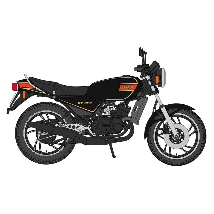 ハセガワ 1/ 12 ヤマハ RZ250 (4L3)(1980) “ブラックカラー”(21781