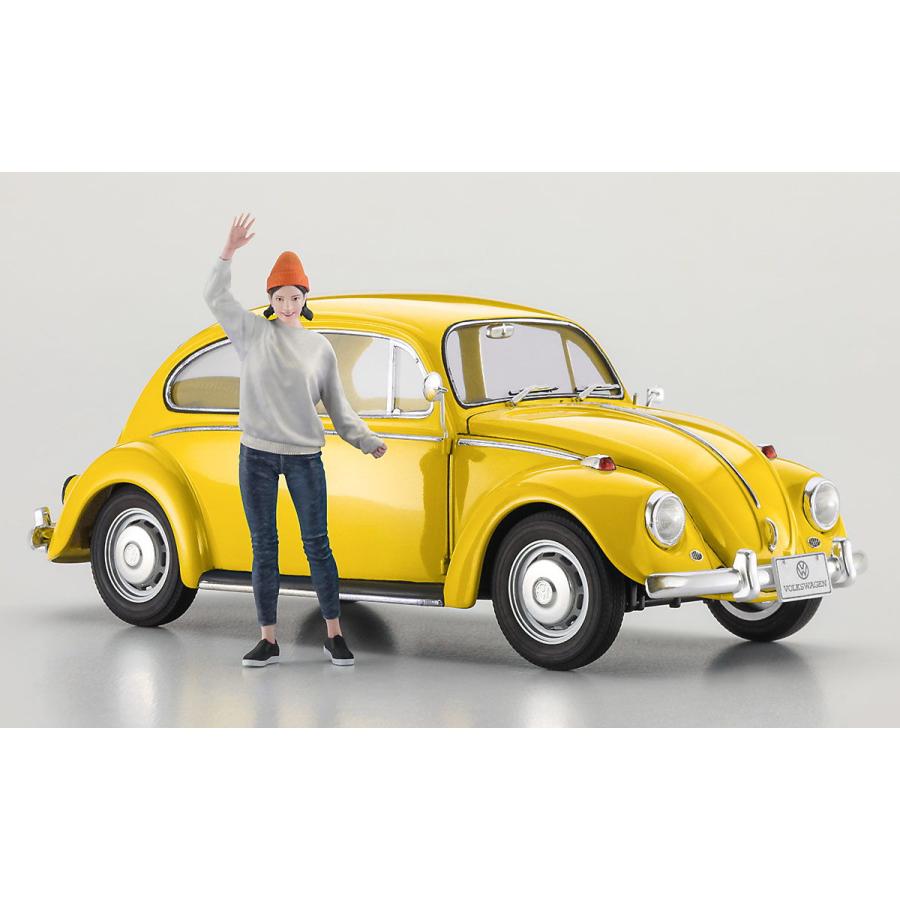 ハセガワ 1/ 24 フォルクスワーゲン ビートル 1967 w/ ガールズ