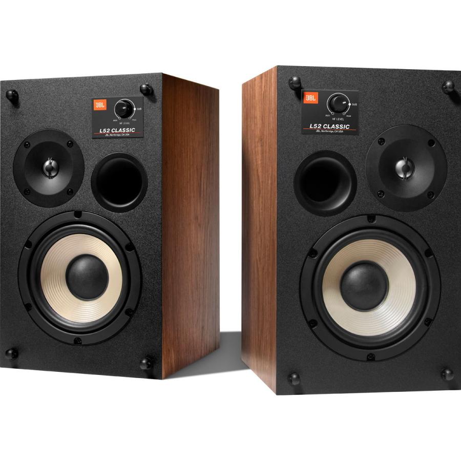 JBL 2ウェイ コンパクト・ブックシェルフスピーカーブラックサランネット(ペア) L52-CLASSIC-BLK 返品種別Aの画像