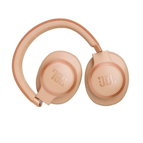 JBL ノイズキャンセリング機能搭載Bluetooth対応ダイナミック密閉型ヘッドホン(サンドストーン) LIVE770NC JBLLIVE770NCSAT 返品種別A｜joshin｜07