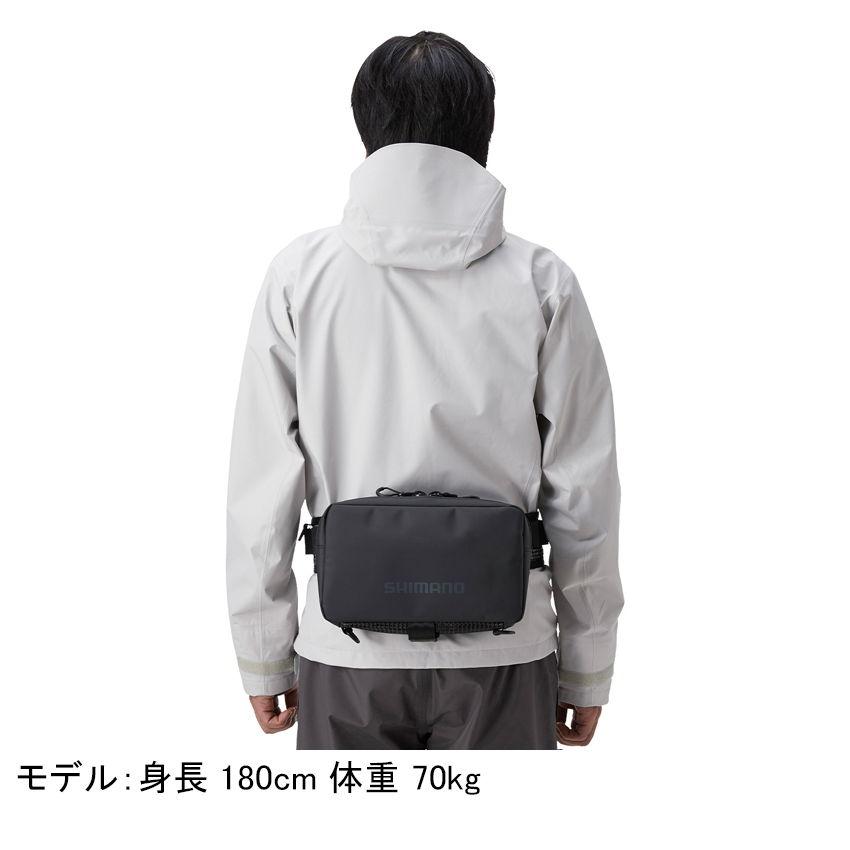 お買い得品シマノ ドレインヒップバック(ブラック) SHIMANO 491619 BW-013U 返品種別A フィッシングバッグ、ケース 