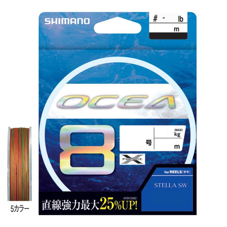 SHIMANO - シマノ　オシア8   PE6号　113lb 400m シマノ オシア8 10m×5カラー 400m(6.0号/ 113lb) 返品種別B