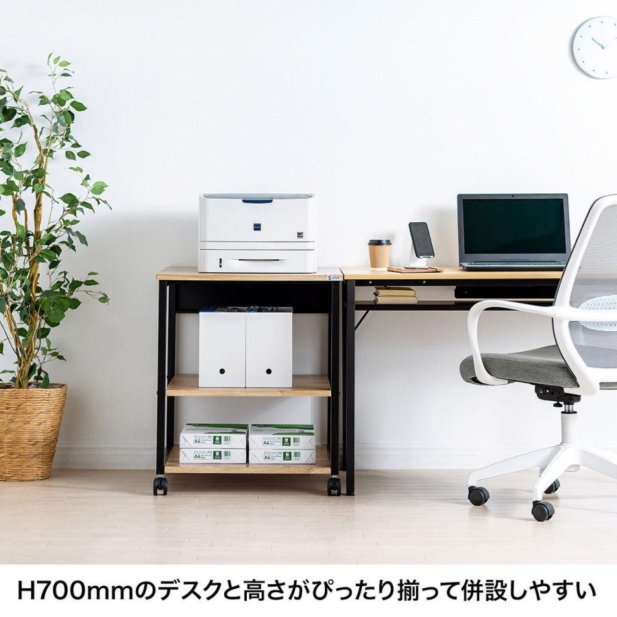 サンワサプライ 木目調プリンタスタンド(W600) LPS-117LM 返品種別A_4