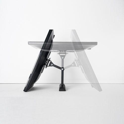 SANWA SUPPLY サンワサプライ 水平モニタアーム 壁掛用(アーム長