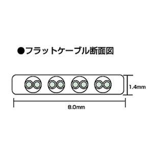 サンワサプライ UTPエンハンスドカテゴリ5e より線フラットLANケーブル(2m・ブラック) LA-FL5-02K 返品種別A｜joshin｜02