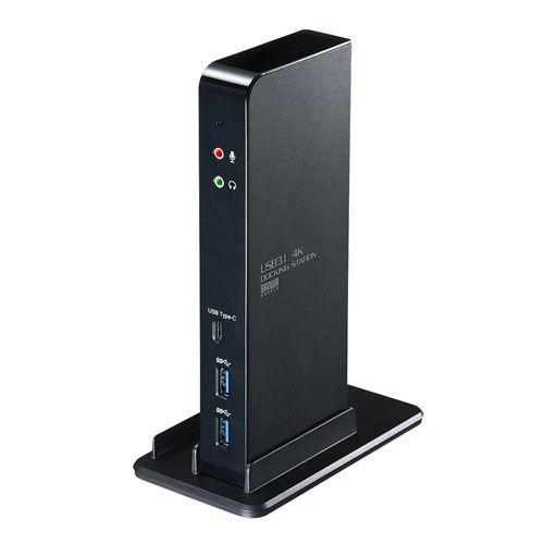 特価 サンワサプライ 返品種別A USB-CVDK4 タブレットスタンド付き4K対応USB3.1ドッキングステーション その他分配器、切替器
