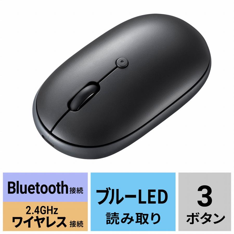 SANWA SUPPLY サンワサプライ 静音Bluetoothワイヤレスマウス(充電式 