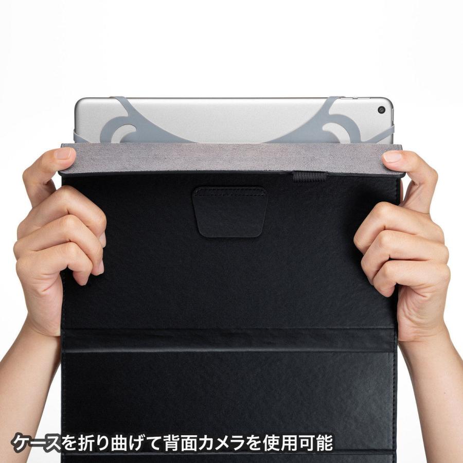 サンワサプライ 汎用タブレットケース(10インチ・薄型) PDA-TABUH10BK 返品種別A｜joshin｜04