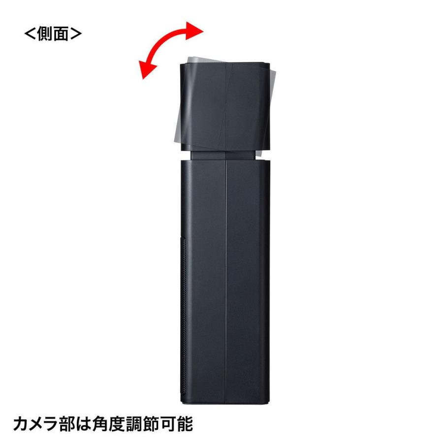 サンワサプライ カメラ内蔵USBスピーカーフォン SANWA SUPPLY CMS-V47BK 返品種別A｜joshin｜03
