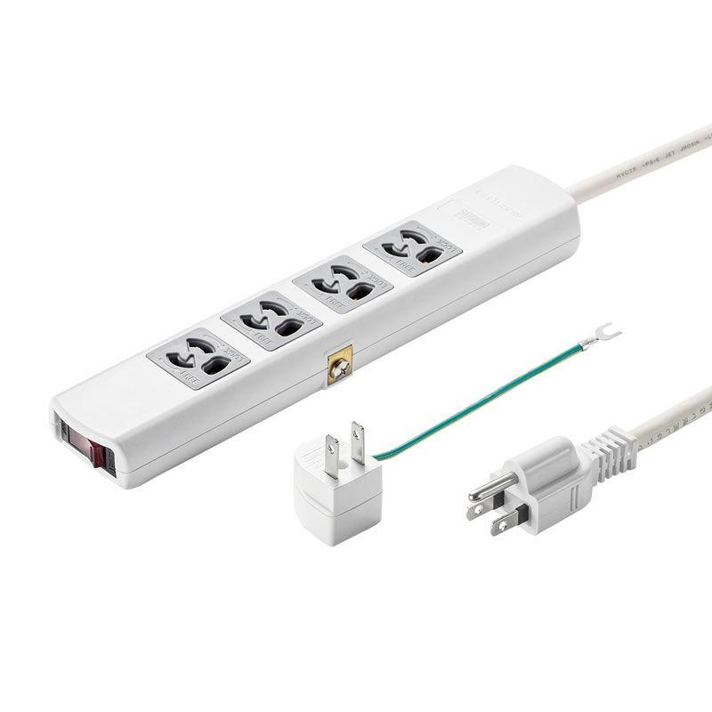 SANWA SUPPLY（サンワサプライ） 電源タップ(3P・4個口・5m) TAP-34MG