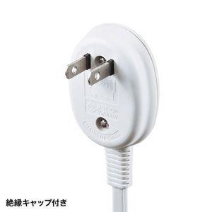 サンワサプライ プラス1個口延長コード(2P・1個口+1個口・1m) TAP-B8-1N 返品種別A｜joshin｜05