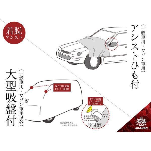 アラデン 防炎裏起毛ボディーカバー 適合車種：MINI(-2001)他 ARADEN A-UK5 返品種別B_8