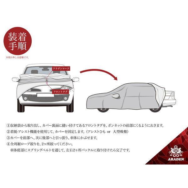 アラデン 防炎裏起毛ボディーカバー 適合車種：MINI(-2001)他 ARADEN A-UK5 返品種別B_9