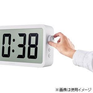 キングジム 電波置き掛け兼用時計ザラージ タイマークロック DTC-001W 返品種別A｜joshin｜08