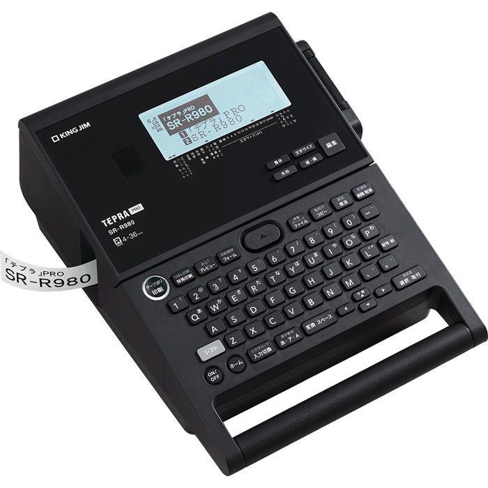 KING JIM ラベルライター テプラ PRO 黒 SR-R980の商品画像（Yahoo!ショッピング）