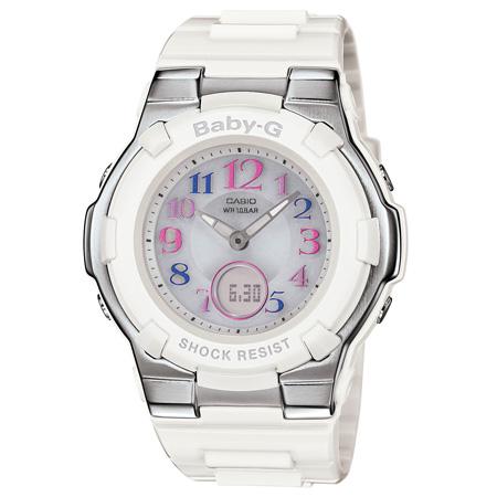 CASIO カシオ 電波ソーラー Baby-G BGA-1100GR-7BJF ホワイトの商品画像（Yahoo!ショッピング）