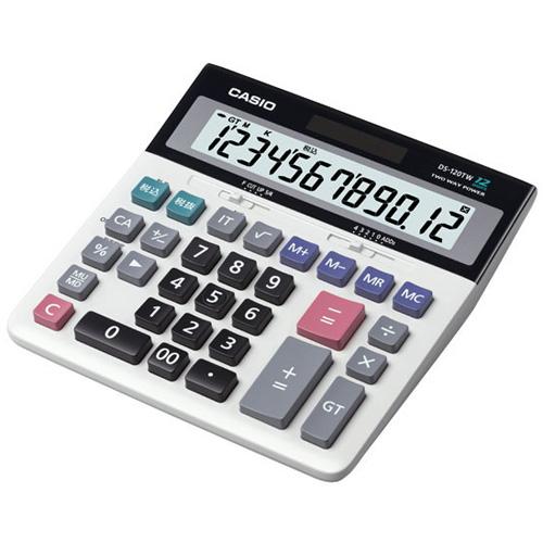 CASIO カシオ 加算器実務電卓 DS-120TWの商品画像（Yahoo!ショッピング）