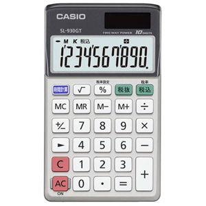 カシオ 手帳タイプ電卓 10桁 Casio 時間計算機能付 実務電卓 Sl 930gt 返品種別a 45 6328 Joshin Web 通販 Yahoo ショッピング