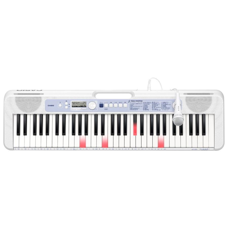 CASIO（カシオ） 61鍵キーボード(ホワイト) 光ナビ LK-350 返品種別A