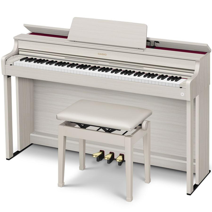 CASIO（カシオ） 電子ピアノ(グレイベージュウッド調)(高低自在椅子 