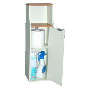 三和コーポレーション トイレ小物収納 (片面扉 移動棚×1枚) ヴィット3 VIT-3 返品種別A|joshin|02