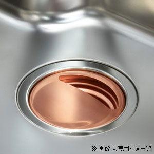 GAONA 流し用浅型ゴミカゴプレートセット(銅製) ガオナ GA-PB028 返品種別Aの画像