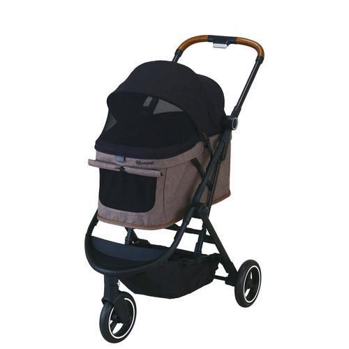 コムペットコンビ ペット用カート ルルテイル　マウナロアブラック×グレージュ Combi（コンビ） コムペット ルルテイル マウナロアブラック