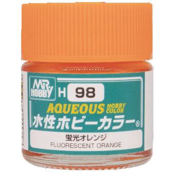 GSIクレオス 水性ホビーカラー 蛍光オレンジ(H98)塗料 返品種別B