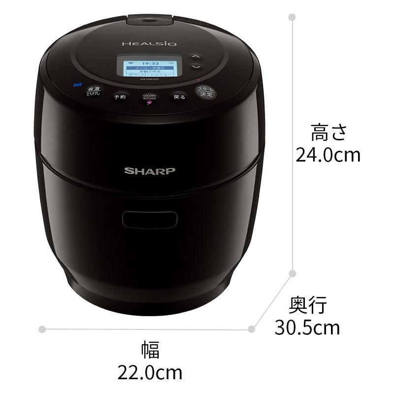 日本製 ※kkさん専用※SHARP K.Kさん専用 KN-HW10G-B BLACK