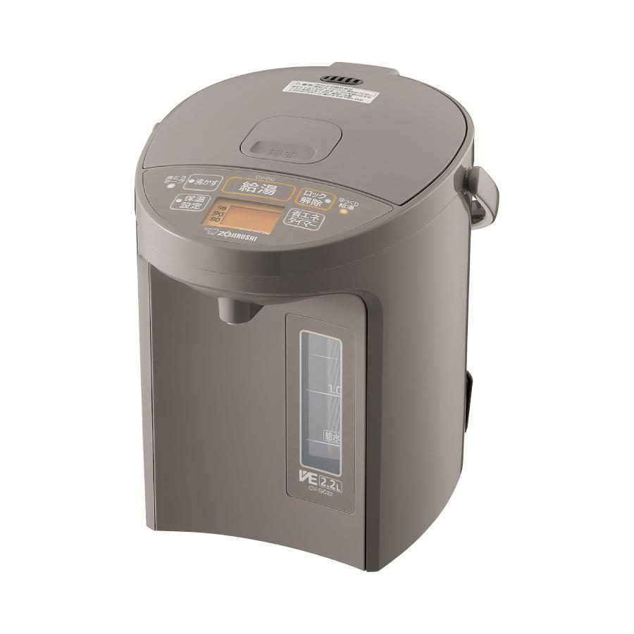 ZOJIRUSHI 象印 電気ポット 優湯生 CV-GC22-TL ライトブラウンの商品画像（Yahoo!ショッピング）