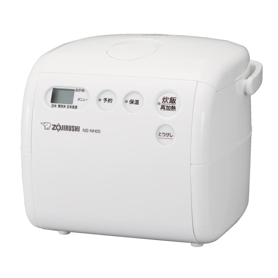 象印（ZOJIRUSHI） マイコン炊飯ジャー(3合炊き) ソフトホワイト 極め