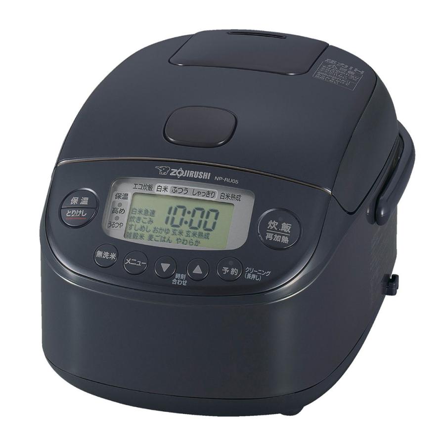 ZOJIRUSHI 象印 炊飯器 極め炊き NP-RU05-BZ スレートブラックの商品画像（Yahoo!ショッピング）