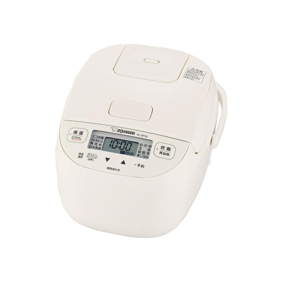 ZOJIRUSHI 象印 炊飯器 極め炊き NL-BF05-WZ ソフトホワイトの商品画像（Yahoo!ショッピング）