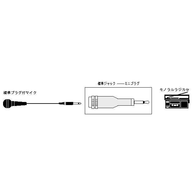 JVC ミニプラグ⇔標準ジャック AP-110A 返品種別A｜joshin