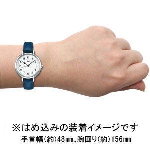 アルバ (国内正規品)リキワタナベ アラビア数字クオーツ テツ紺クオーツ レディースタイプ AKQK445 返品種別Aの画像