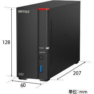 BUFFALO ネットワーク対応ハードディスク(NAS) 4TB LinkStation 2.5GbE 